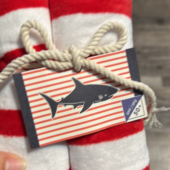 Pottery Barn Kids Swim Pottery Barn Shark Baby Beach Wrap New